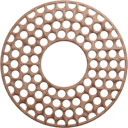 Ekena Millwork Fink Wood Fretwork Pierced Ceiling Medallion, Wood (Paint Grade), 20"OD x 7 1/4"ID x 3/8"T CMWP20X20X0375FFMF